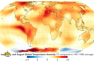 امسال گرم‌ترین تابستان زمین از اولین زمان ثبت، بوده است